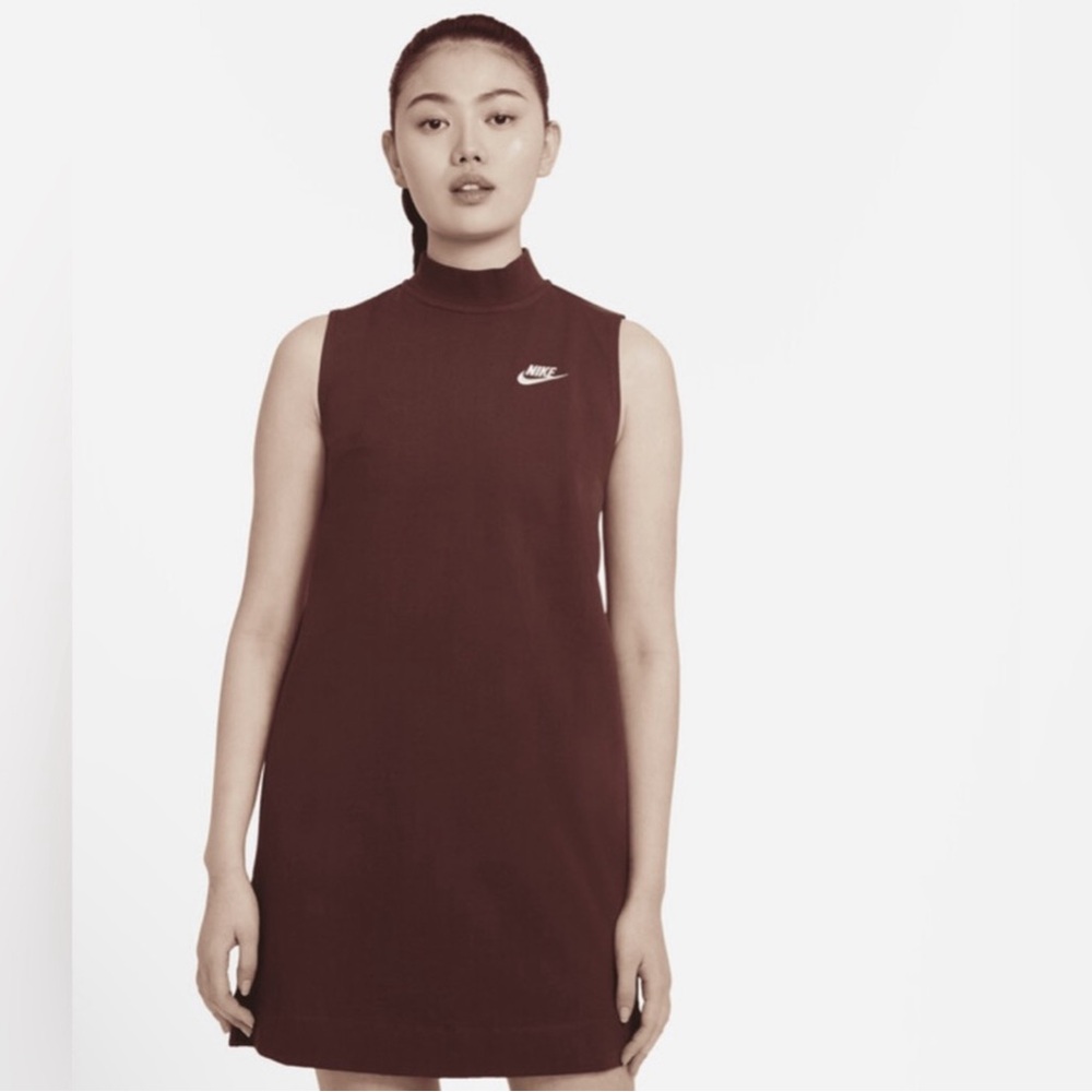Nike Women's Burgundy Sleeveless Mini Dress